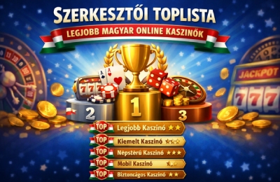 Szerkesztői toplista – Legjobb magyar online kaszinók