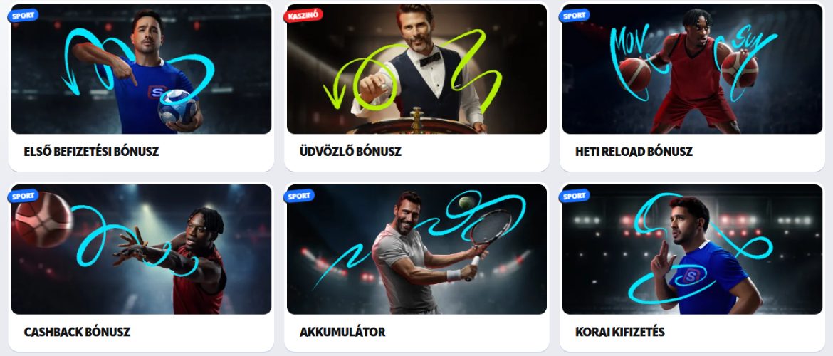 Sport- és kaszinóbónuszok a Supabetnél