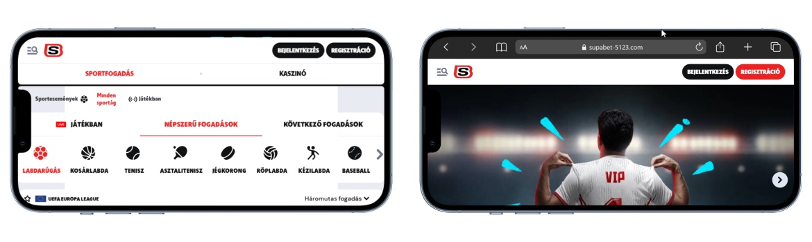A Supabet mobil alkalmazás